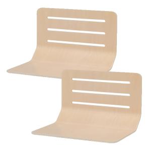 ベッドガード 2個セット ホワイトウォッシュ LBG-4237Y-WS2