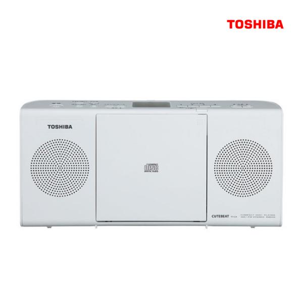 東芝 CDラジオ スリム＆スタイリッシュボディ TY-C24(W)ホワイト (FM/AM/ワイドFM...