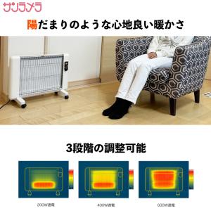 サンラメラ パネルヒーター ミルキーホワイト ...の詳細画像1