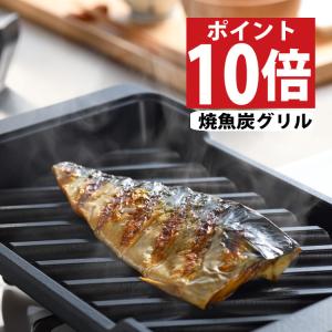オークス（AUX） 大人の焼魚 炭グリル OTS8010 魚焼き器 フライパン 炭