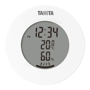 (デジタル温湿度計)TANITA(タニタ) TT585WH ホワイト マグネット 丸形 インテリア 雑貨 快適度表示 白｜homeshop