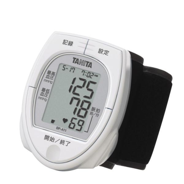 TANITA BPA11（BP-A11） 手首式血圧計 ホワイト 手軽 健康管理 ワンプッシュ測定 ...