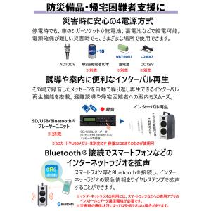UNI-PEX ワイヤレスアンプ 防滴形ワイヤ...の詳細画像2