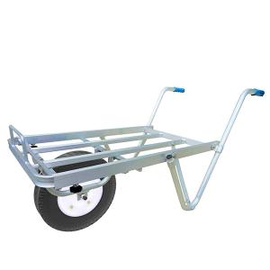 沖縄・離島直送不可 コンテナカー アルミコンテナカー リアカー 組立式 AKK-23HT ノーパンクハートタイヤ付き アルミス（メーカー直送）（ラッピング不可）