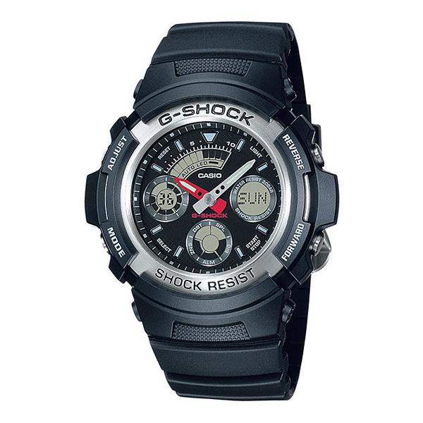 カシオ CASIO 腕時計 Gショック G-SHOCK メンズ AW-590-1AJF ブラック ベ...