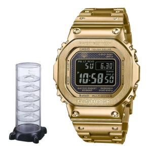 （タワー型コレクションケース付）カシオ CASIO 腕時計 GMW-B5000GD-9JF Gショック G-SHOCK メンズ ゴールド Bluetooth搭載 電波ソーラー（国内正規品）｜homeshop