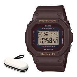 （時計ケース付）カシオ CASIO 腕時計 BGD-5000UET-5JF ベビーG BABY-G レディース Earth Tone Colors 電波ソーラー 樹脂バンド デジタル（国内正規品）