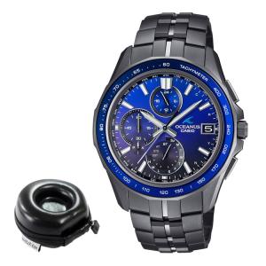 （丸型時計ケース付）カシオ CASIO 腕時計 OCW-S7000B-2AJF オシアナス マンタ OCEANUS Manta メンズ 限定 電波ソーラー チタン Bluetooth搭載（国内正規品）｜homeshop