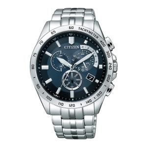 （バンド調整キット付）(シチズン)CITIZEN 腕時計 AT3000-59L シチズンコレクション エコドライブ 電波時計 クロノグラフ ステンレスバンド（国内正規品）