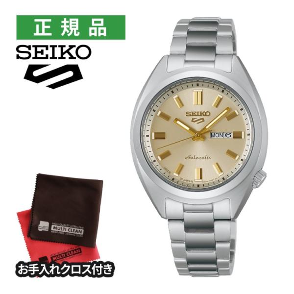 セイコー ファイブスポーツ 腕時計 SNXS Series 自動巻 ステンレス ゴールド レディース...
