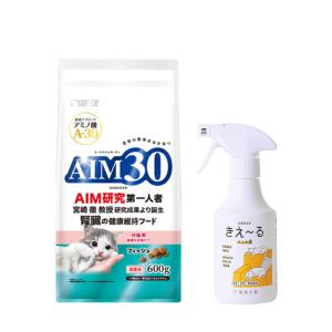 （消臭剤付き） サンライズ 国産 キャットフード AIM30 仔猫用 (健康な尿路ケア) フィッシュ 600g SAI-015 猫用 ドライフード マルカン｜homeshop