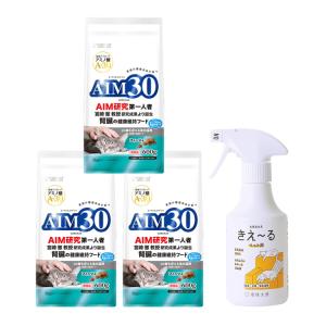 （3袋まとめ＋消臭剤付き） サンライズ 国産 キャットフード AIM30 20歳を迎える室内猫用 (腎臓の健康ケア) フィッシュ 600g SAI-021 猫用（ラッピング不可）｜homeshop