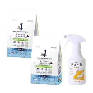 （2袋＋消臭剤付）サンライズ THE・PERFECT ONE ドライ チキン＆まぐろ 室内成猫用 健康な尿路・毛玉ケア 500g STP‐012（ラッピング不可）｜homeshop