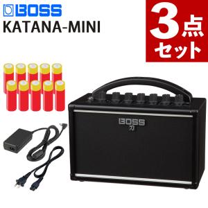 BOSS KATANA-MINI ポータブル・ギターアンプ ローランド PSB-100 アダプター 電池 セット（ラッピング不可）