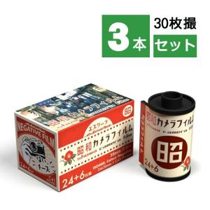 30枚撮×3本セット Escura エスクーラ フィルム 昭和カメラフィルム 30枚撮り 24+6EX カラーネガフィルム ISO400 35mm レトロ C-41｜homeshop