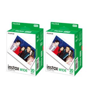 （20枚入り×2個セット）富士フイルム インスタントフィルム チェキフィルム instax WIDE WW2 (WIDE専用) (富士フィルム フジフイルム)｜homeshop