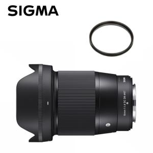 （レビューでレンズキャッププレゼント） レンズ保護フィルター付 シグマ 16mm F1.4 DC DN (C) マイクロフォーサーズ｜homeshop