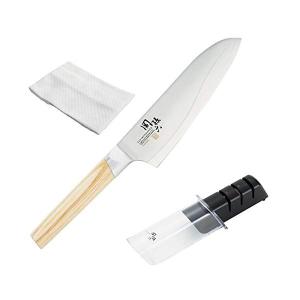 貝印（三徳包丁＆ペティナイフ ＆シャープナーセット） 関孫六