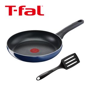 （フライパン/フライ返し セット） T-fal D52105 ロイヤルブルー・インテンス フライパン 26cm＆274389 エピス ターナー セット｜homeshop