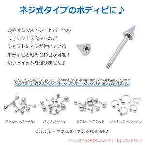 ボディピアス パーツ キャッチ 16G バラエ...の詳細画像2