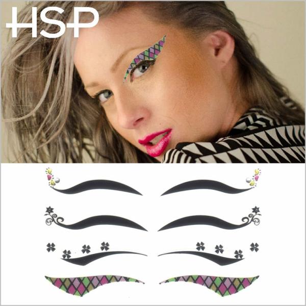 アイラッシュシール ブラックライン フラワー＆リボン