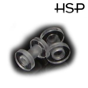 ボディピアス アクリル UVフレッシュトンネル 12-14mm クリア ボディーピアス｜homeslicepro