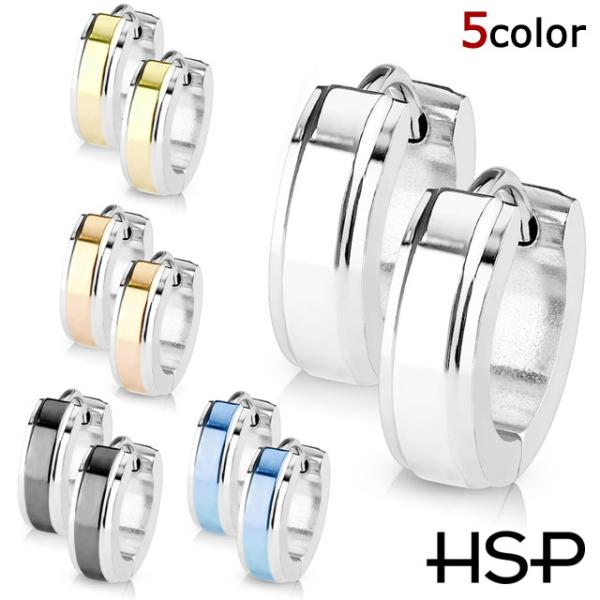 ピアス サージカルステンレス フープピアス センターレイヤー 1個売り  レディース メンズ 金属ア...