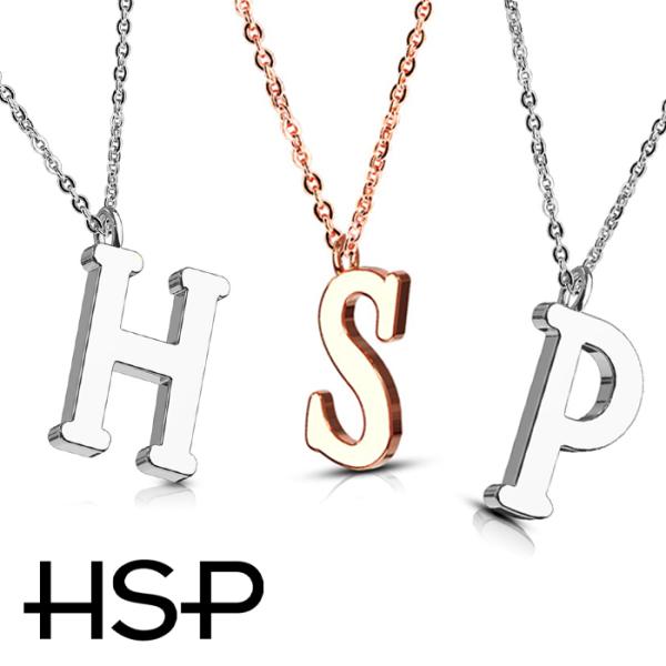 サージカルステンレス アルファベットネックレス【サージカルステンレス プレゼント 金属アレルギー 金...