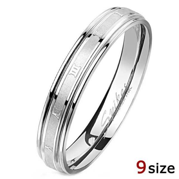 ナンバーサークル ステンレスリング 【316Lステンレス リング 指輪 金属 アレルギー 金アレ 対...