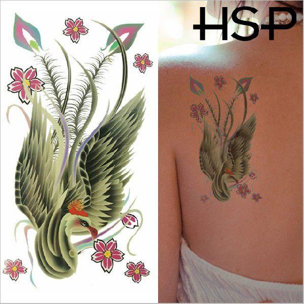 タトゥーシール フェニックス 星 文字 蝶 花 龍 バタフライ メンズ ハロウィン
