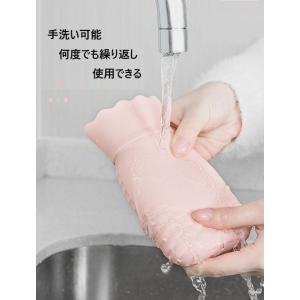 湯たんぽ 水枕 シリコン 520ML 注水式 ...の詳細画像3