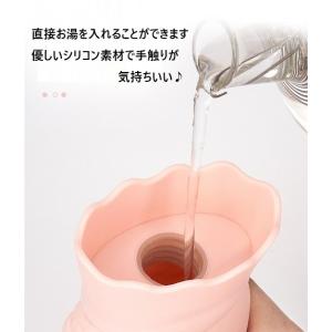 湯たんぽ 水枕 シリコン 520ML 注水式 ...の詳細画像4