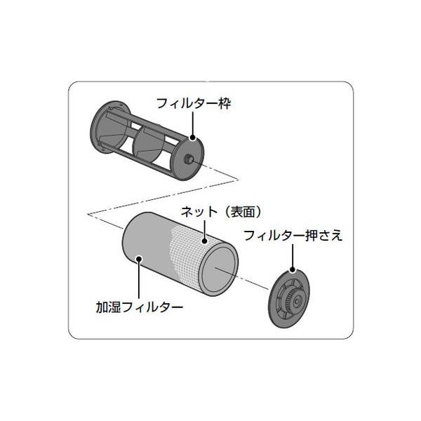 パナソニック 空気清浄機 フィルター押さえ FKA0330123