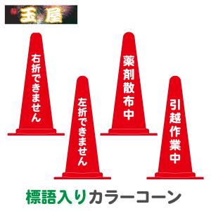 標語入りカラーコーン【進入禁止/仮バス停/右折できません/左折できません】(三角コーン 三角ポール ラバーコーン パイロン ロードコーン)｜hometokufuretama