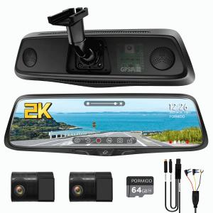 PORMIDO ポーミド ドライブレコーダー 前後カメラ 2K PRD80C PORMIDO PORMIDO PRD80Cデジタルインナーミラー型ドライブレコーダー