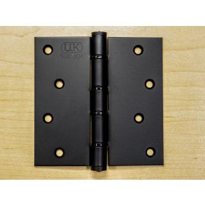 ステンレス製　平ギボシ丁番　義星蝶番　つや消し黒《H-04-20》リング入り　2.0ｘ102ｘ102mm　＜＞