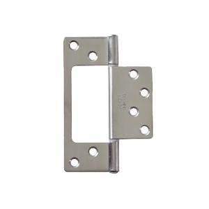 ARCH　No.4300　ステンレス　フラッシュ丁番　ヘアーライン　76mm　シルバー＜即日発送＞【...