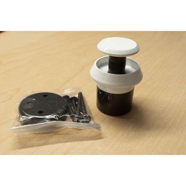 プッシュつまみ　30mm　PK-103S　面付　白　SOWA　#314《H-05-20》【即日出荷】...