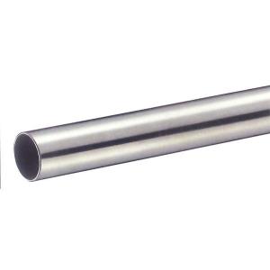 ステンレスパイプ　丸　ハンガーパイプ　25mm径　1820mm　ステンレス巻　ICS、MS