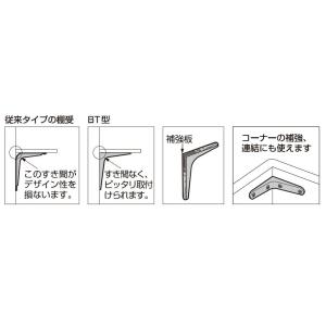 スガツネ工業 ランプ 鋼製棚受BTK型 BTK...の詳細画像3