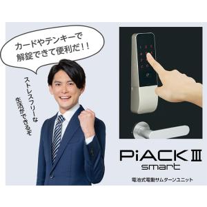 スマートロック　piack3　ピアックIIIsmart　DTFL3 D01 TE　SF仕上　シルバー　MIWA　美和ロック　LE,TE対応用《H-06-23》【送料無料】【店頭引渡可】