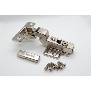 スライド丁番 全カブセ19 ダンパー付ワンタッチ 35φ F06A《H-05-23