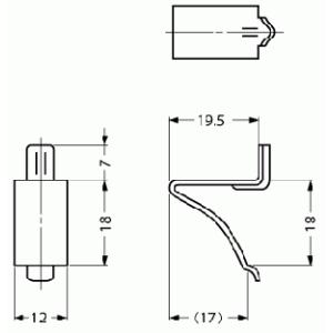 ランプ SPB-20 棚受 HL スガツネ工業...の詳細画像1