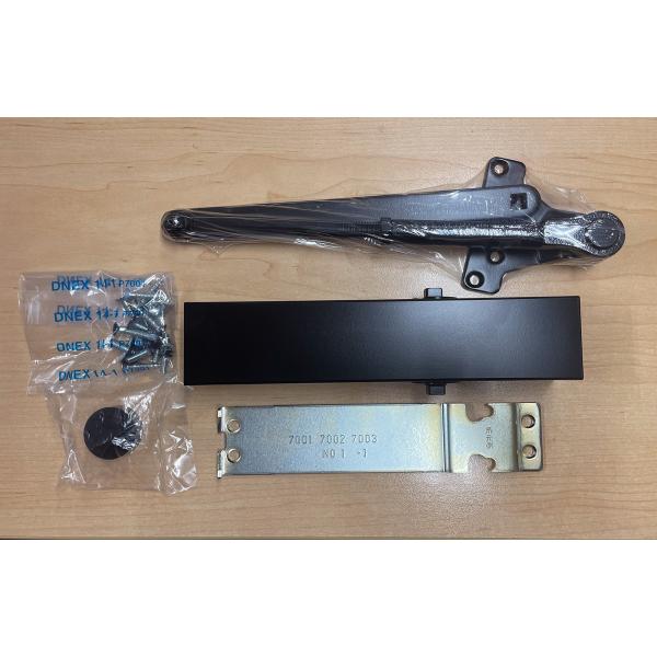 ニュースター　ドアチェック　PS-7002　ブラック　パラレル型（ストップ付）ドアクローザー《H-0...