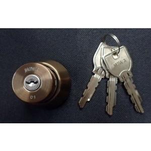 美和ロック MIWA U9 LA-4.KNCY DT42〜49 ST(キー3本付) 両面シリンダー