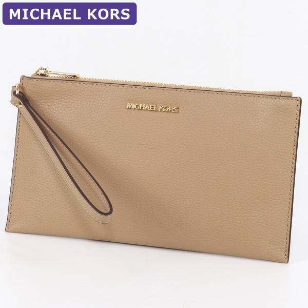 マイケルコース MICHAEL KORS ポーチ 35S4GTVW3L CAMEL リストレット ア...