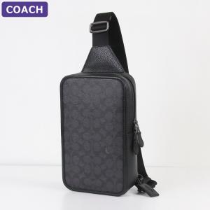COACH コーチ レザー ボディバッグ ワンショルダーバッグ ブラック COACH（コーチ） ワンショルダーバッグ ボディバッグ メンズ