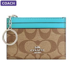 コーチ COACH フラグメントケース パスケース 88208 SKHAQ シグネチャー キーリング レディース アクセサリー 新作の商品画像