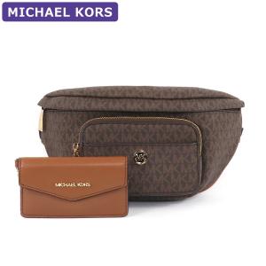 マイケルコース MICHAEL KORS バッグ ショルダーバッグ 35F3G5MN9B BROWN シグネチャー スリングパック アウトレット レディース 新作｜hommage