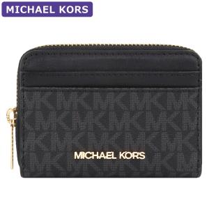 マイケルコース MICHAEL KORS 財布 コインケース 35H9GTVZ2B BLACK シグネチャー カードケース アウトレット レディース ウォレット 新作｜hommage